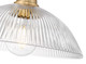 Lunelle One Light Pendant (3051P12-MGLD)