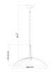 Lunelle One Light Pendant (3051P18-MB)