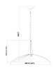 Lunelle One Light Pendant (3051P24-BN)
