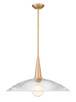 Z-Lite - 3051P24-MGLD - One Light Pendant - Lunelle - Modern Gold