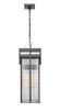 Fortis Two Light Outdoor Chain Mount Ceiling Fixture (5031CHB-BK)