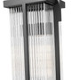Fortis Two Light Outdoor Chain Mount Ceiling Fixture (5031CHB-BK)