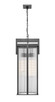 Fortis Three Light Outdoor Chain Mount Ceiling Fixture (5031CHXL-BK)