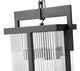Fortis Three Light Outdoor Chain Mount Ceiling Fixture (5031CHXL-BK)