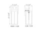 Fortis One Light Outdoor Wall Mount (5031M-BK)