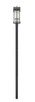 Fortis Two Light Outdoor Post Mount (5031PHBR-5009P96-BK)