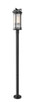Z-Lite - 5031PHBR-5012P-BK - Two Light Outdoor Post Mount - Fortis - Sand Black