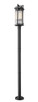 Fortis Two Light Outdoor Post Mount (5031PHBR-5012P-BK)