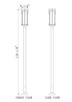 Fortis Two Light Outdoor Post Mount (5031PHBS-536P-BK)