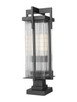 Z-Lite - 5031PHBS-SQPM-BK - Two Light Outdoor Pier Mount - Fortis - Sand Black