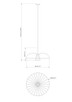 Valencia One Light Pendant (623P24-MB)