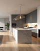 Valencia One Light Pendant (623P24-MGLD)