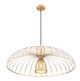 Valencia One Light Pendant (623P35-MGLD)
