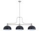 Melange Three Light Billiard (725-3BN-D13MB)