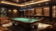 Melange Three Light Billiard (725-3HBR-D12MB)