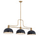 Melange Three Light Billiard (725-3HBR-D12MB+HBR)