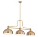 Melange Three Light Billiard (725-3HBR-D13HBR)