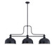 Z-Lite - 725-3MB-D12MB - Three Light Billiard - Melange - Matte Black