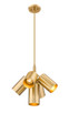 Lumina Five Light Chandelier (7520-5MGLD)