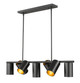 Z-Lite - 7520-7L-MB - Seven Light Linear Chandelier - Lumina - Matte Black
