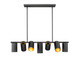 Lumina Seven Light Linear Chandelier (7520-7L-MB)