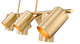 Lumina Nine Light Linear Chandelier (7520-9L-MGLD)