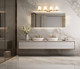 Nextra Four Light Vanity (7703-4V-MGLD)