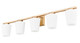 Nextra Five Light Vanity (7703-5V-MGLD)