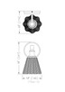 Auden One Light Wall Sconce (7704-1S-CH)
