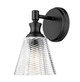 Auden One Light Wall Sconce (7704-1S-MB)