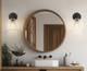 Auden One Light Wall Sconce (7704-1S-MB)