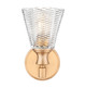 Auden One Light Wall Sconce (7704-1S-MGLD)