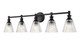 Auden Five Light Vanity (7704-5V-MB)