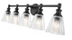 Auden Five Light Vanity (7704-5V-MB)