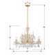 Maria Theresa 12 Light Chandelier (4479-GD-CL-SAQ)