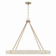 Capital Lighting - 449881MA - Eight Light Chandelier - Delaney - Matte Brass