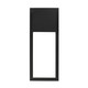 Nate One Light Outdoor Wall Lantern (956012BK-GL)