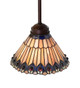 Tiffany Jeweled Peacock One Light Pendant