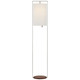 Visual Comfort Signature - RB 1130PN/W-L - LED Floor Lamp - Zenz - Polished Nickel and Walnut