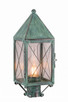Innovations - 9520-X-VG-CL-C - One Light Post Lantern - Ashford - Verde Green