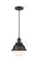 Innovations - 201C-BK-HFS-61-BK-LED - LED Mini Pendant - Franklin Restoration - Matte Black