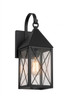 Innovations - 9521P-X-BK-CL - One Light Wall Sconce - Ashford - Matte Black