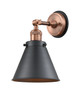 Innovations - 203BP-ACBK-M13-BK - One Light Wall Sconce - Franklin Restoration - Antique Copper