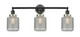 Innovations - 205BK-BPSN-HRSN-G262 - Three Light Bath Vanity - Franklin Restoration - Matte Black