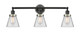 Innovations - 205BK-BPSN-HRSN-G62 - Three Light Bath Vanity - Franklin Restoration - Matte Black