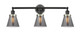 Innovations - 205BK-BPSN-HRSN-G63 - Three Light Bath Vanity - Franklin Restoration - Matte Black