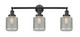 Innovations - 205-BK-G262 - Three Light Bath Vanity - Franklin Restoration - Matte Black