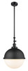 Innovations - 206-BK-HFS-121-BK - One Light Pendant - Franklin Restoration - Matte Black