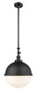 Innovations - 206-BK-HFS-121-BK-LED - LED Pendant - Franklin Restoration - Matte Black