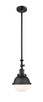 Innovations - 206-BK-HFS-61-BK-LED - LED Mini Pendant - Franklin Restoration - Matte Black